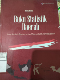 Image of BUKU STATISTIK DAERAH