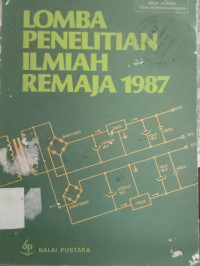 Image of LOMBA PENELITIAN ILMIAH REMAJA 1987