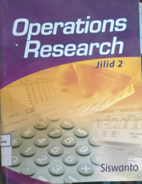 Image of OPERATIONS RESEARCH JILID 2