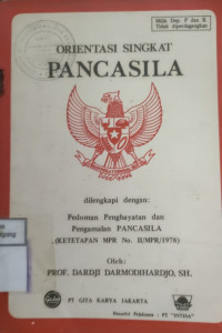 Image of ORIENTASI SINGKAT PANCASILA