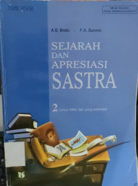 Image of SEJARAH DAN APRESIASI SASTRA 2