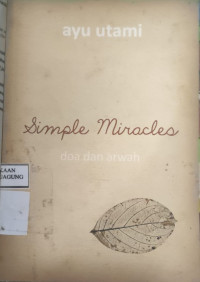 Image of SIMPLE MIRACLES